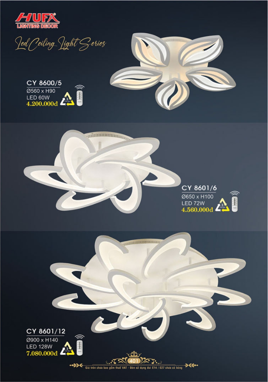 Bảng giá đèn trang trí HUFA